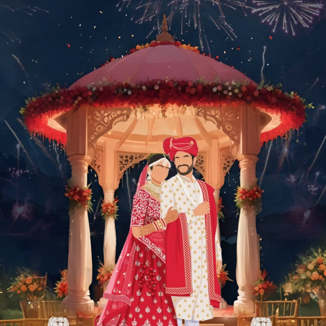 A Garden Of Vows Wedding Invite